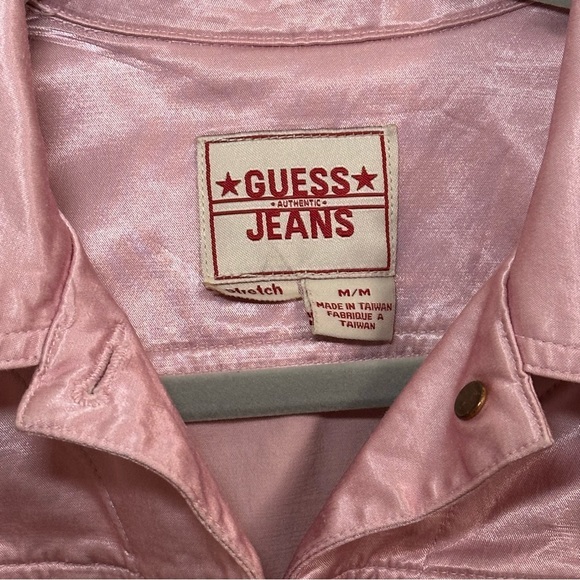 Guess Pink Satin Jacket - Picture 1 of 5